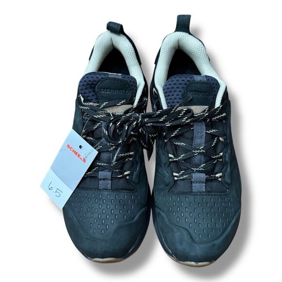 Merrell Moab Speed 2 Leather WP Low-Top Hiking Boot Black J038224 Women’s Sz 6.5 - Picture 3 of 11